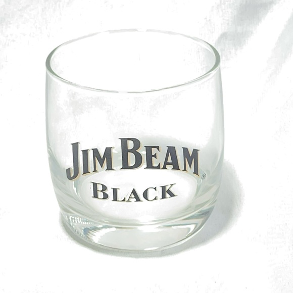 Jim Beam Dining 6 Jim Beam Black Whiskey Glasses Bourbon Bar Glass Poshmark